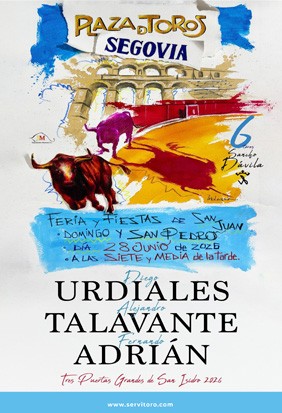 Plaza de toros de Segovia - Corrida de toros 28 junio 2026