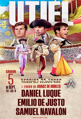 Plaza de toros de Utiel - Corrida de toros 5 de septiembre 2026