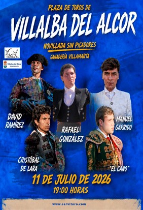 Entradas toros Villalba del Alcor 2026 