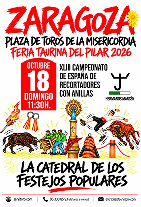 Entradas Toros Zaragoza - Domingo 18 de Octubre a las 11:30 | Servitoro.com