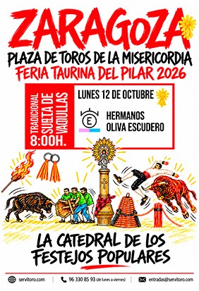 Vaquillas Zaragoza - 12 octubre 2026