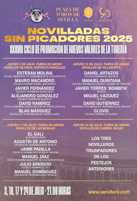 Entradas toros Sevilla - Novilladas Nocturnas 2025