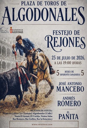 Entradas toros Algodonales 2026