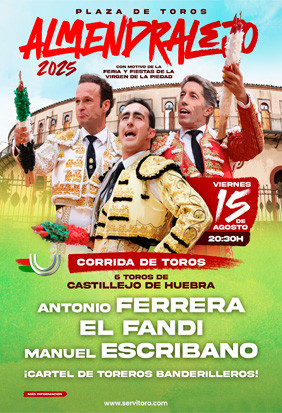 Entradas toros Almendralejo 2025 - Agosto