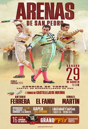 Entradas Toros Arenas de San Pedro 2026