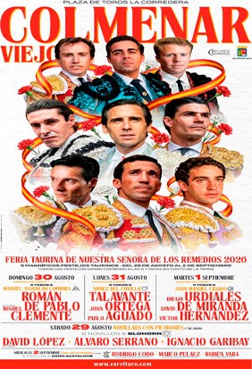 Feria Taurina de Nuestra Señora de los Remedios 2026 - Plaza de Toros de Colmenar Viejo