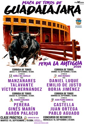 Feria Taurina de la Antigua 2026 - Plaza de Toros de Guadalajara