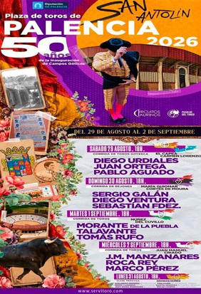 Entradas toros Palencia 2026