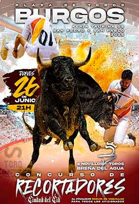 Entradas toros Burgos 2025- Concurso recortes